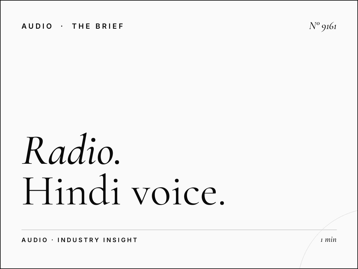 Radio Kadak Voice Over: Hindi Voice Talent Options