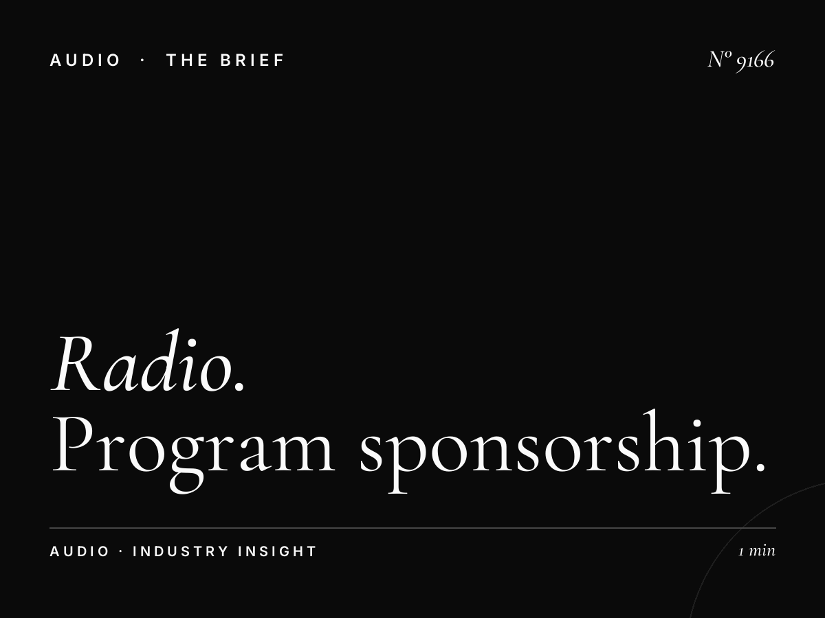 Radio Kadak Sponsorship: Program Sponsorship Opportunities