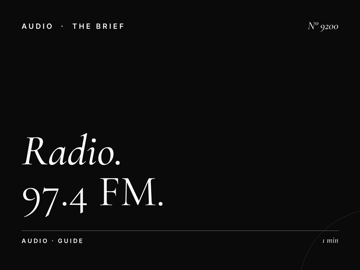 Radio Shoma Advertising: 97.4 FM Campaign Guide UAE