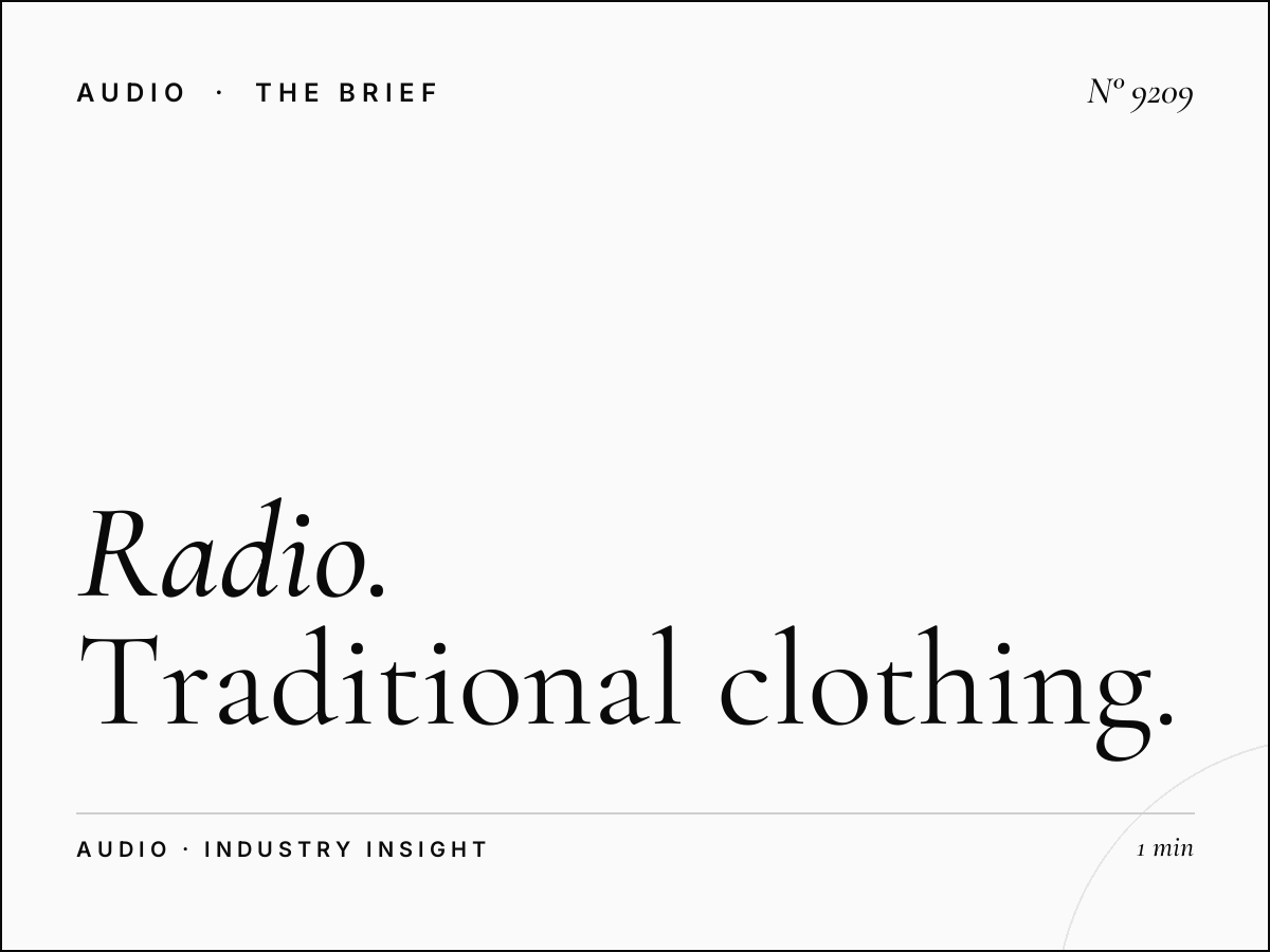 Radio Kadak Indian Fashion: Traditional Clothing Hindi Marketing