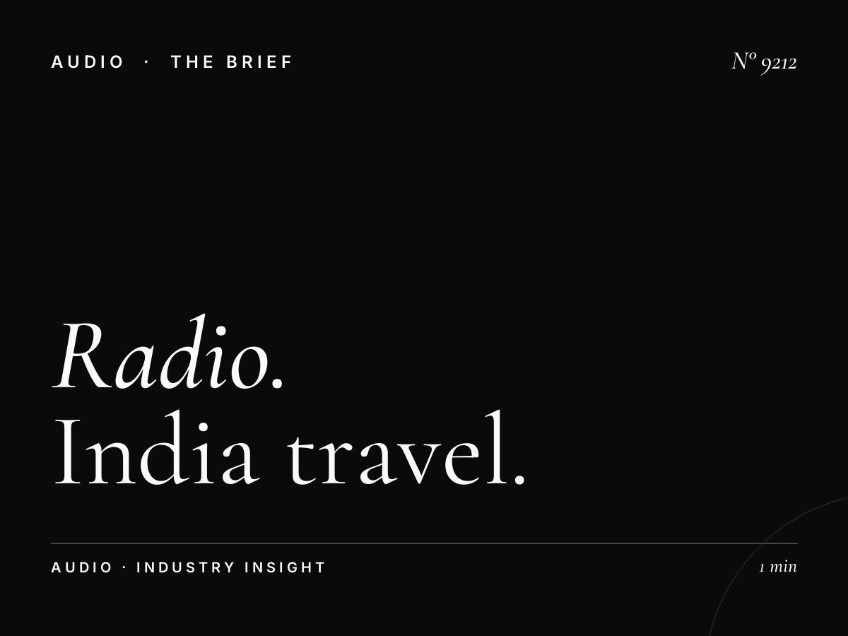 Radio Kadak Indian Airlines: India Travel Hindi Advertising