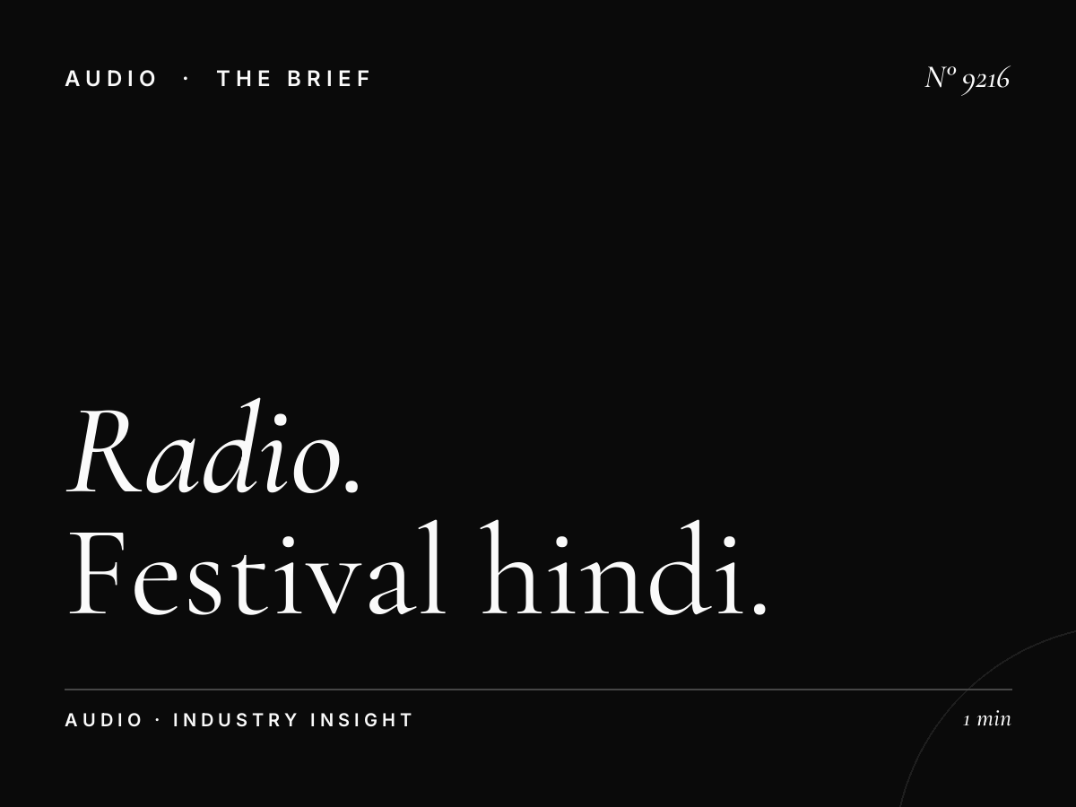 Radio Kadak Eid Advertising: Festival Hindi Campaign