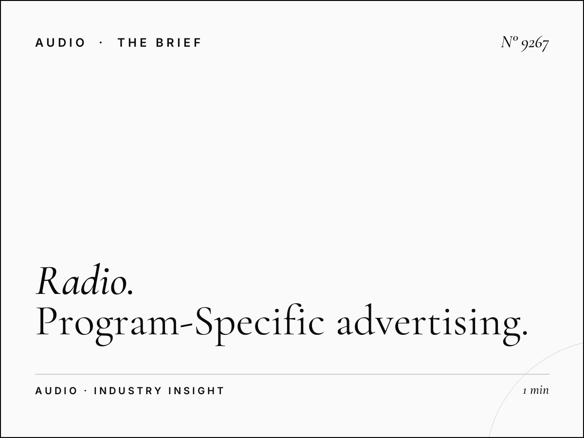 Radio Shoma Radio Shows: Program-Specific Advertising