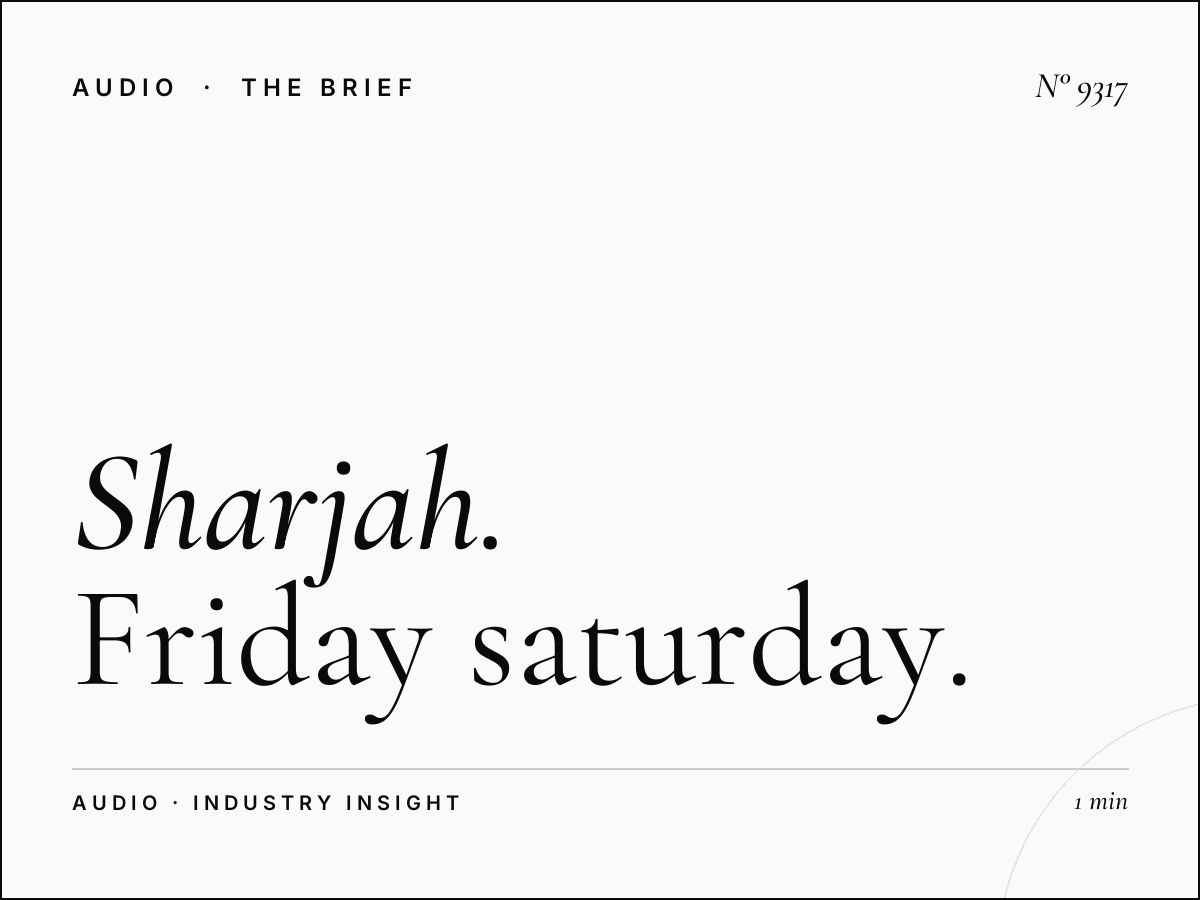 Sharjah FM Weekend: Friday Saturday Arabic Programming