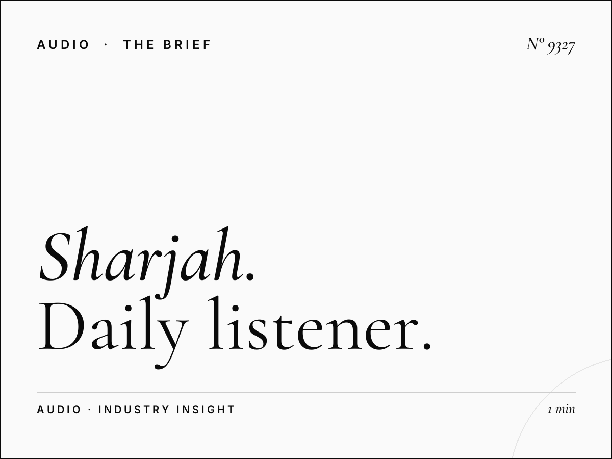 Sharjah FM 94.4 Reach: Daily Listener Impressions Sharjah