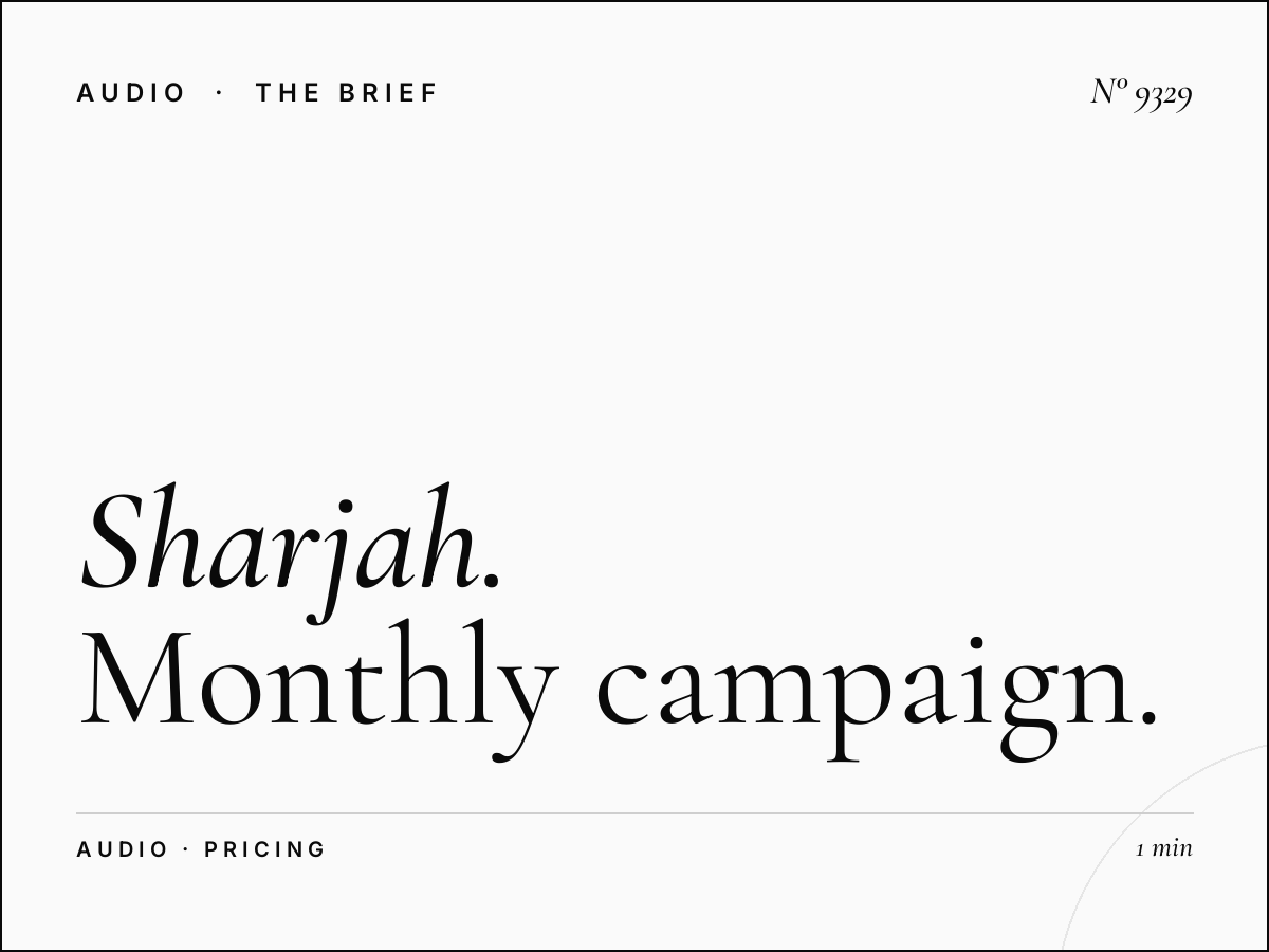 Sharjah FM Advertising Rates: Monthly Campaign Pricing