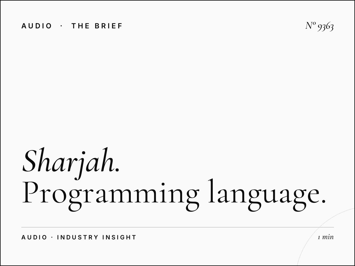 Sharjah FM Arabic Content: Programming Language Strategy