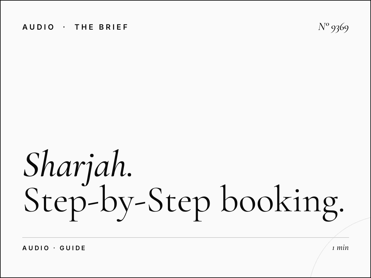 Sharjah FM Reservation: Step-by-Step Booking Guide