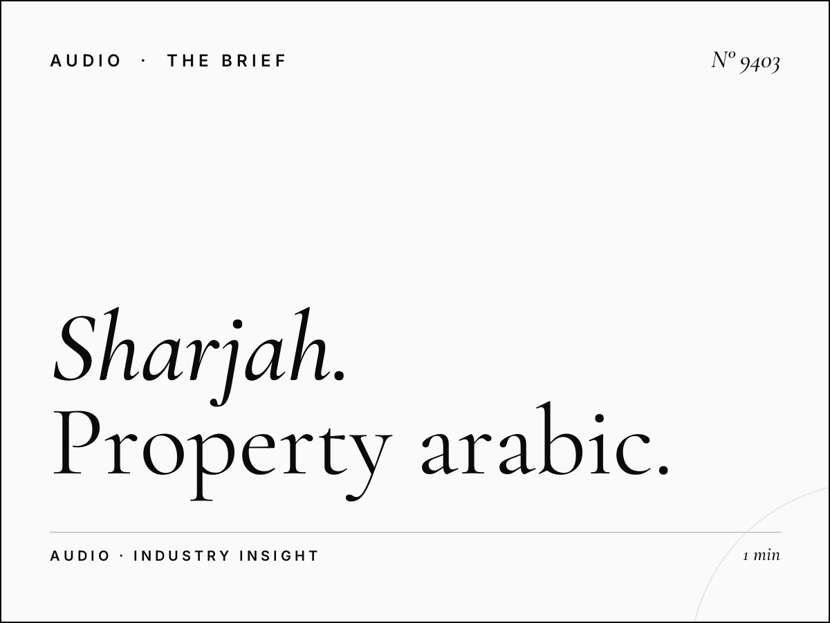 Sharjah FM Real Estate Developers: Property Arabic Launch