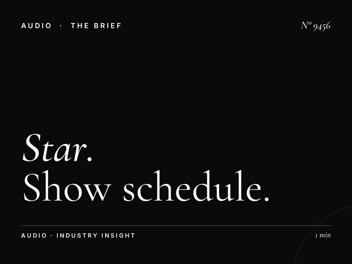 Star FM 92.4 Programming: Show Schedule Format