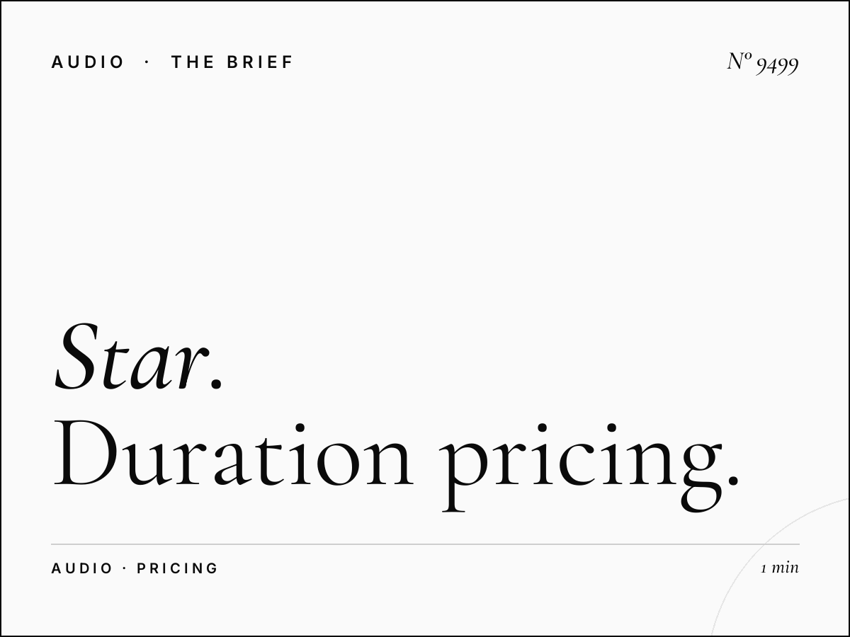 Star FM Monthly Rates: Duration Pricing Structure