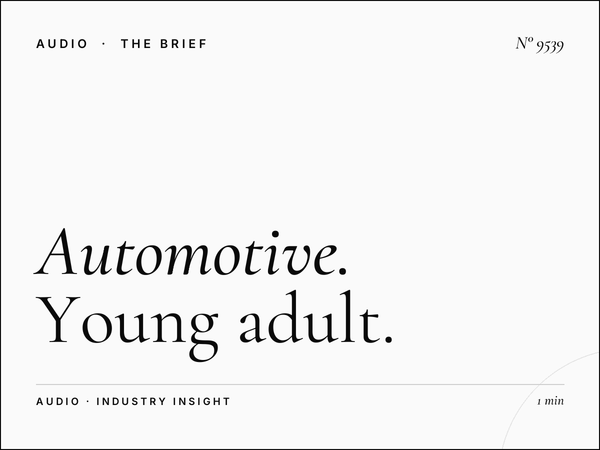 Automotive Brands Tag Radio: Young Adult Car Advertising