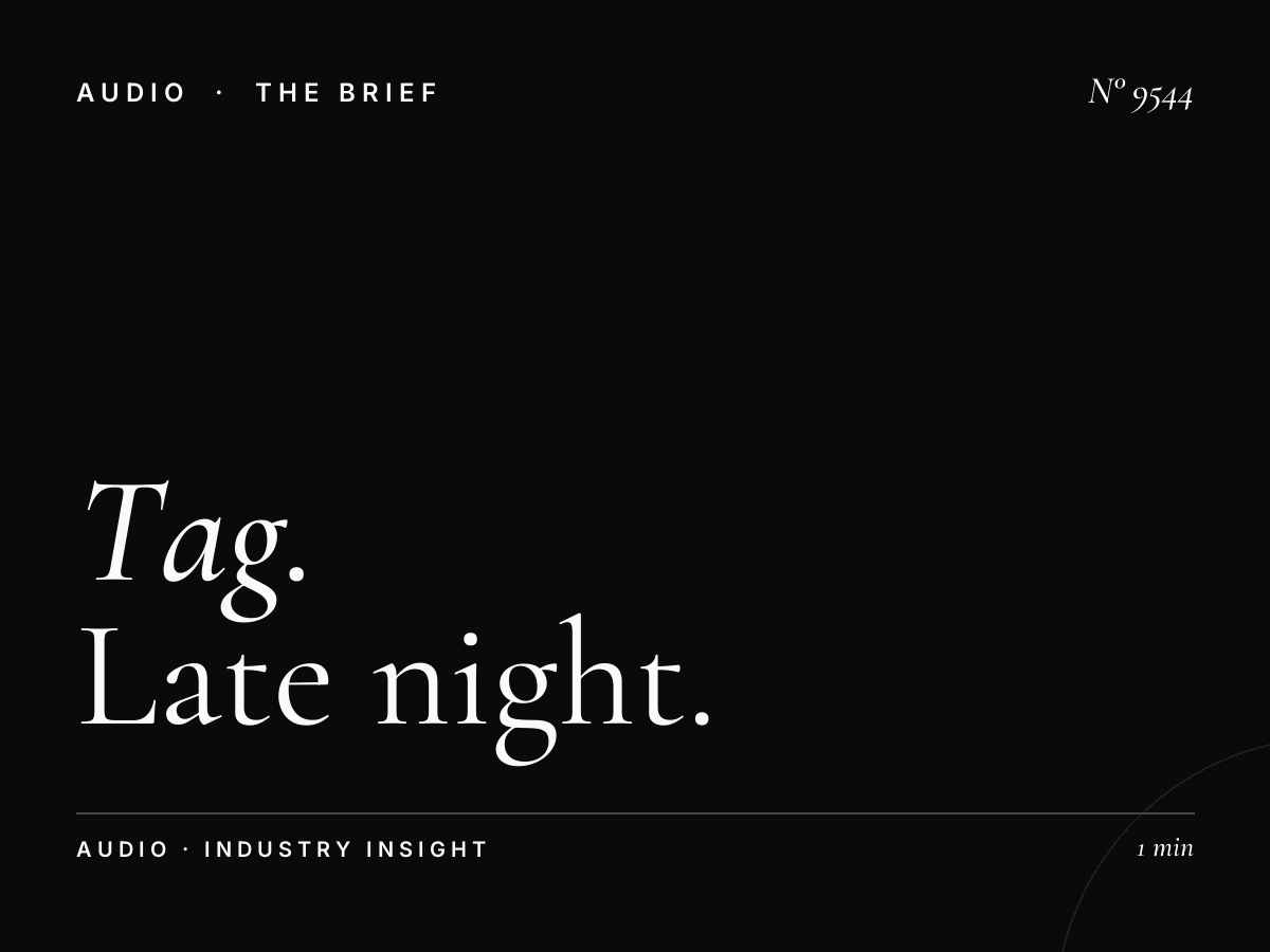 Tag Night Show: Late Night Youth Radio Programming