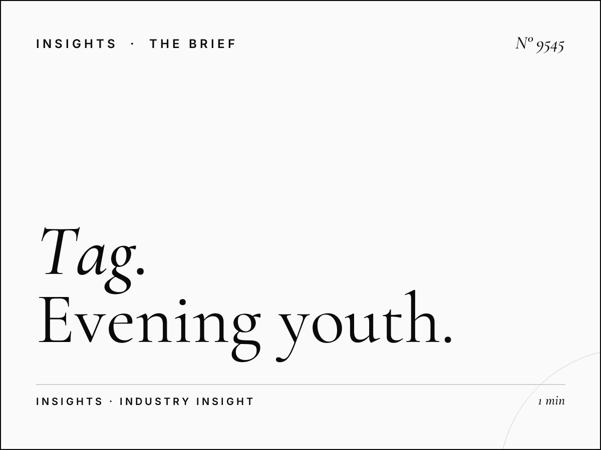 Tag Drive Time: Evening Youth Commuter Advertising