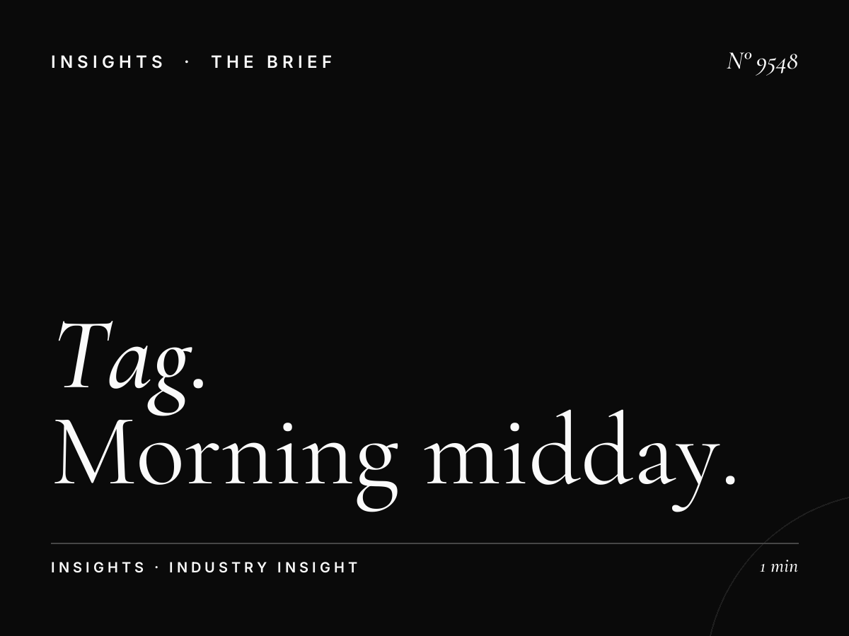 Tag 91.1 Dayparts: Morning Midday Evening Youth Programming