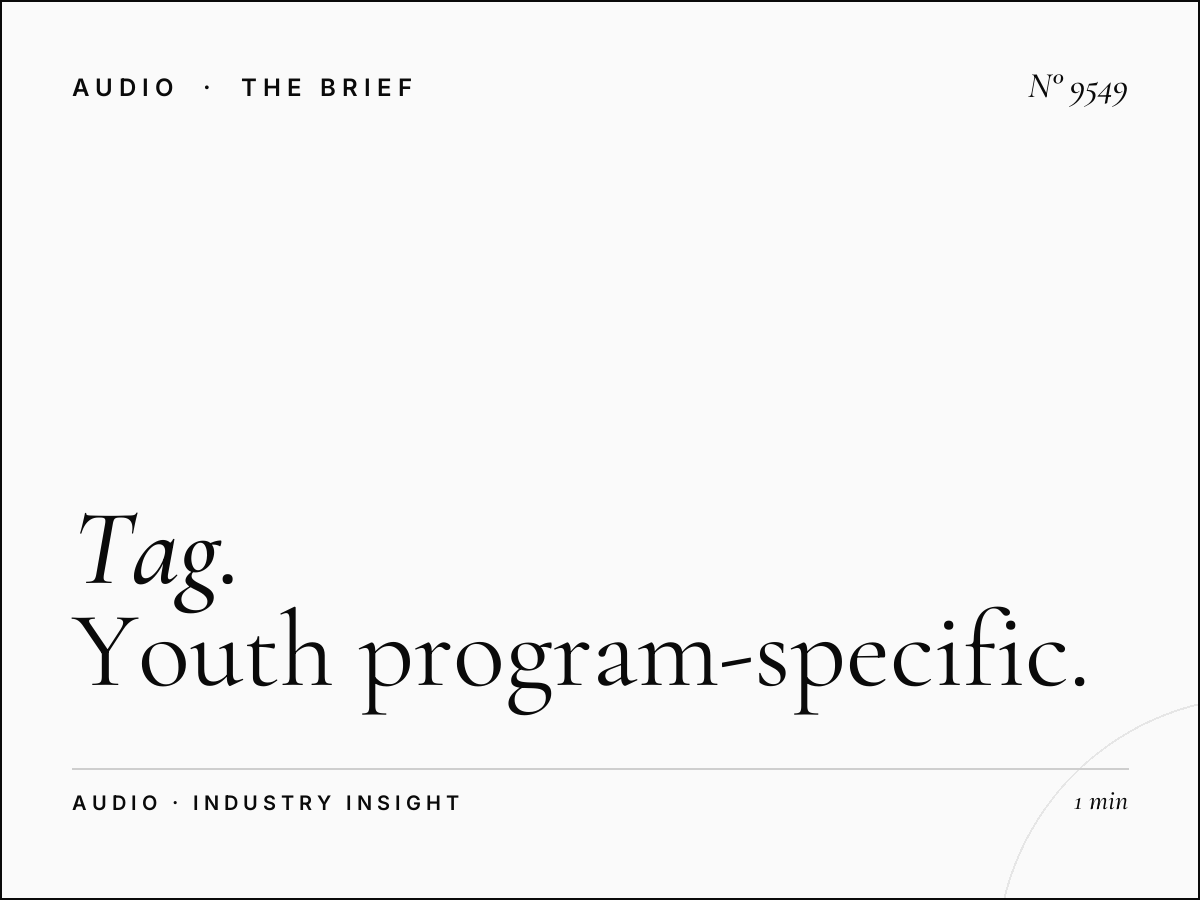 Tag Radio Shows: Youth Program-Specific Advertising