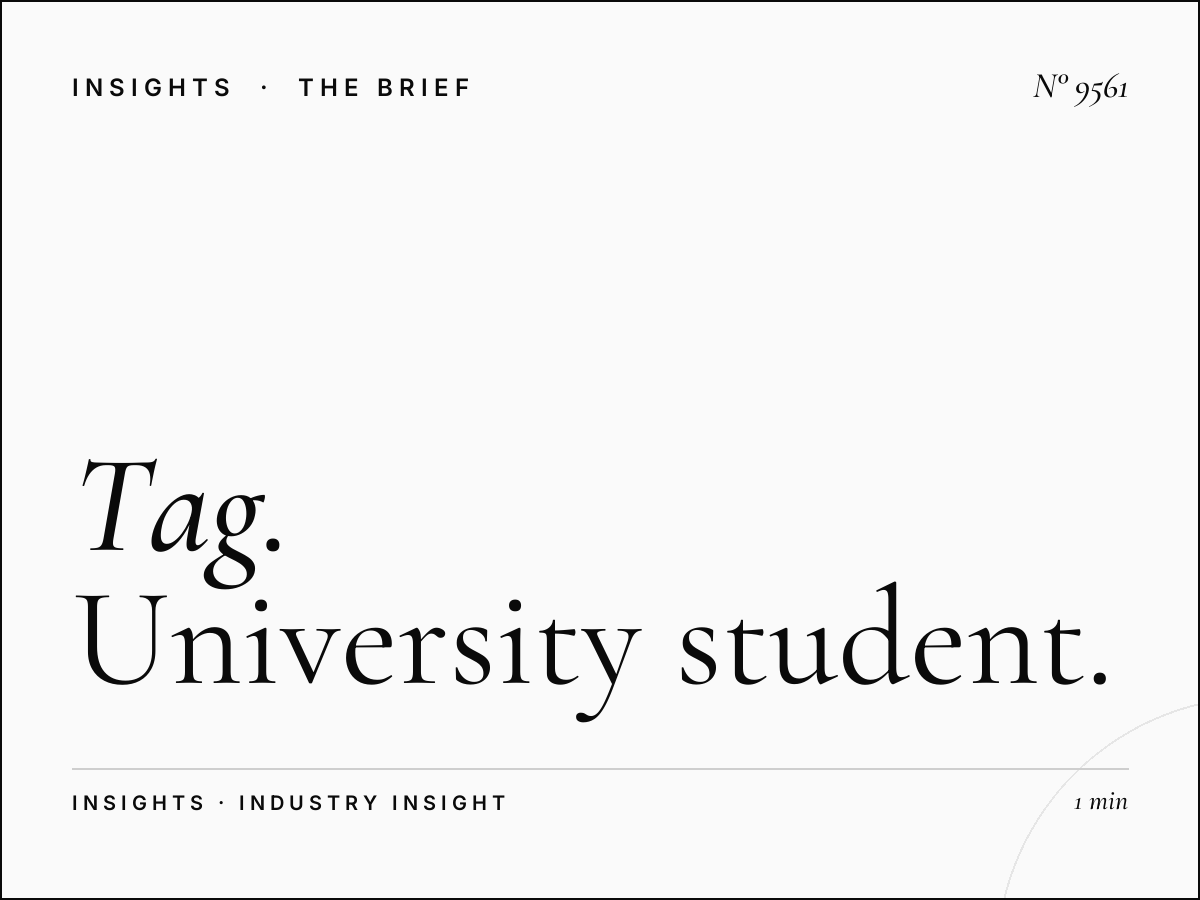 Tag Student Focus: University Student Targeting
