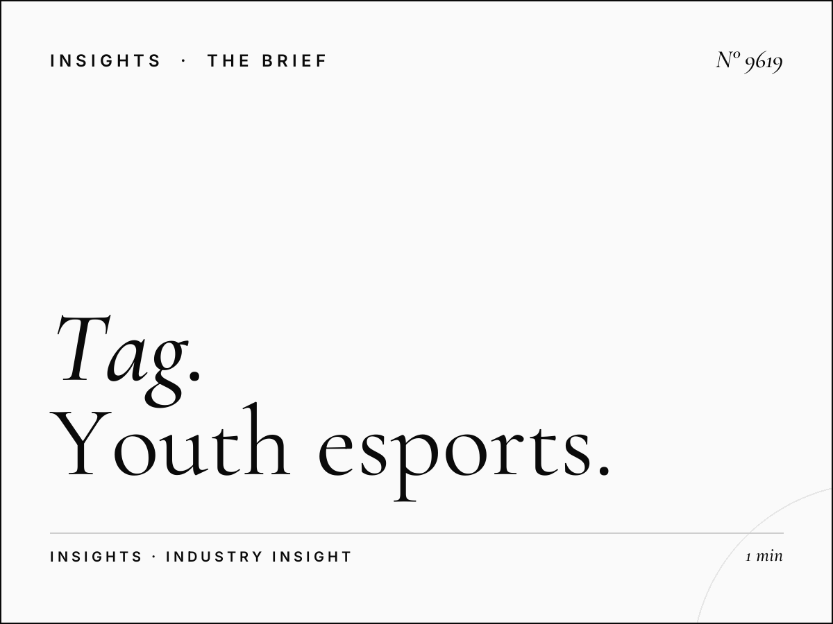 Tag eSports: Youth eSports Gaming Marketing