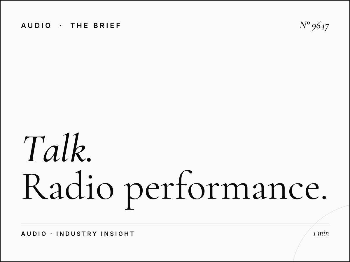 Talk ROI: Talk Radio Performance Measurement