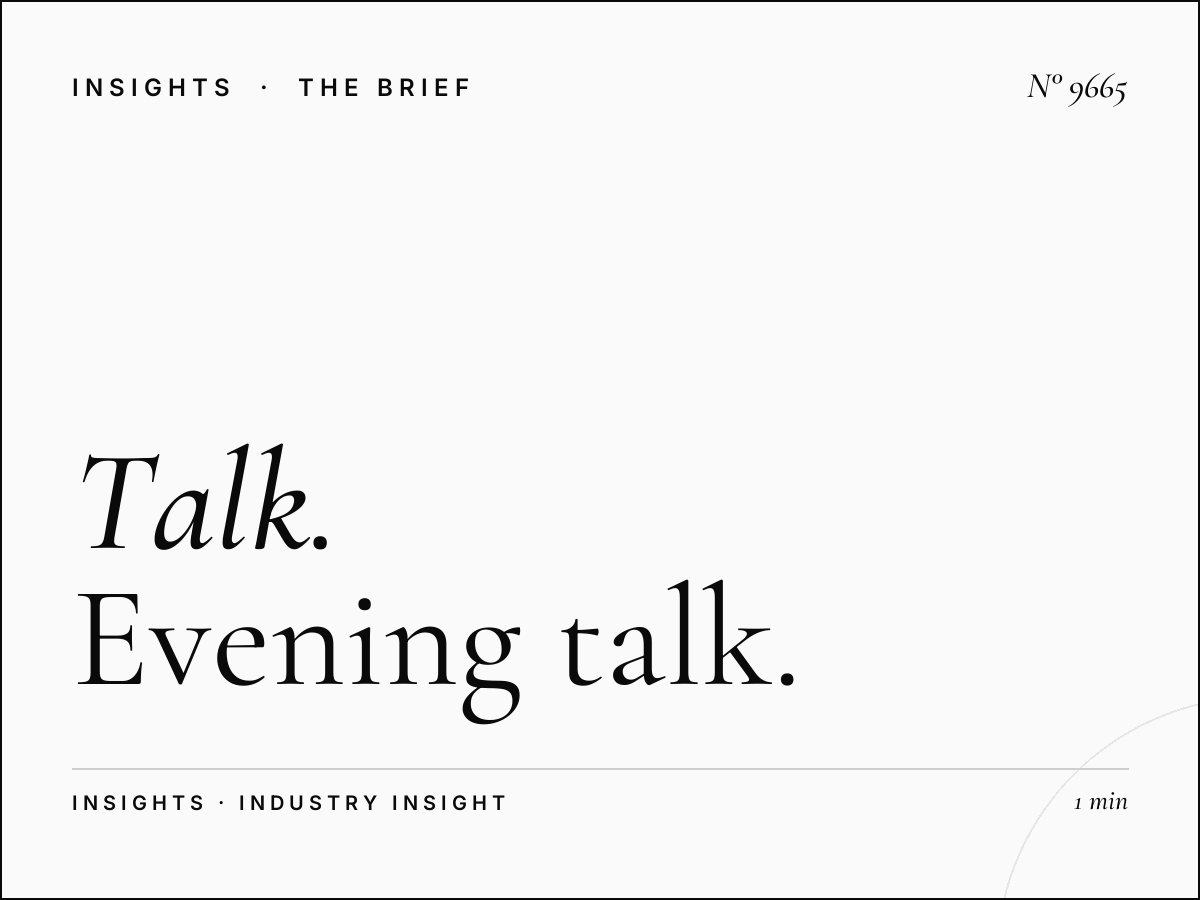 Talk Drive Time: Evening Talk Commuter Advertising
