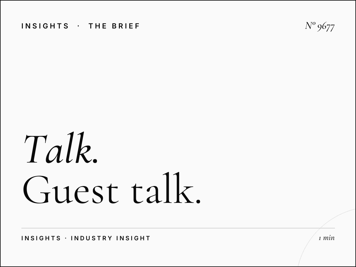 Talk Expert Interviews: Expert Guest Talk Programming