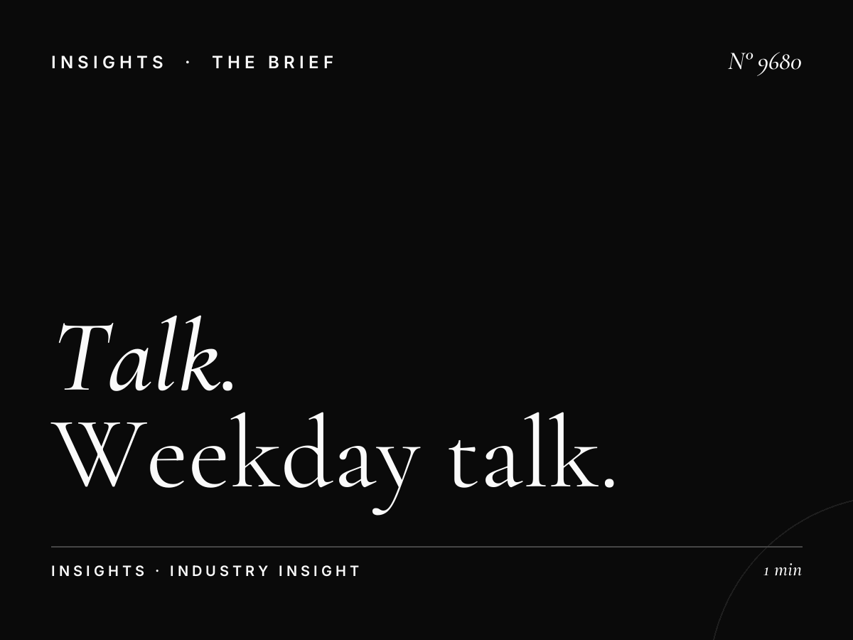 Talk Weekday Focus: Weekday Talk Programming