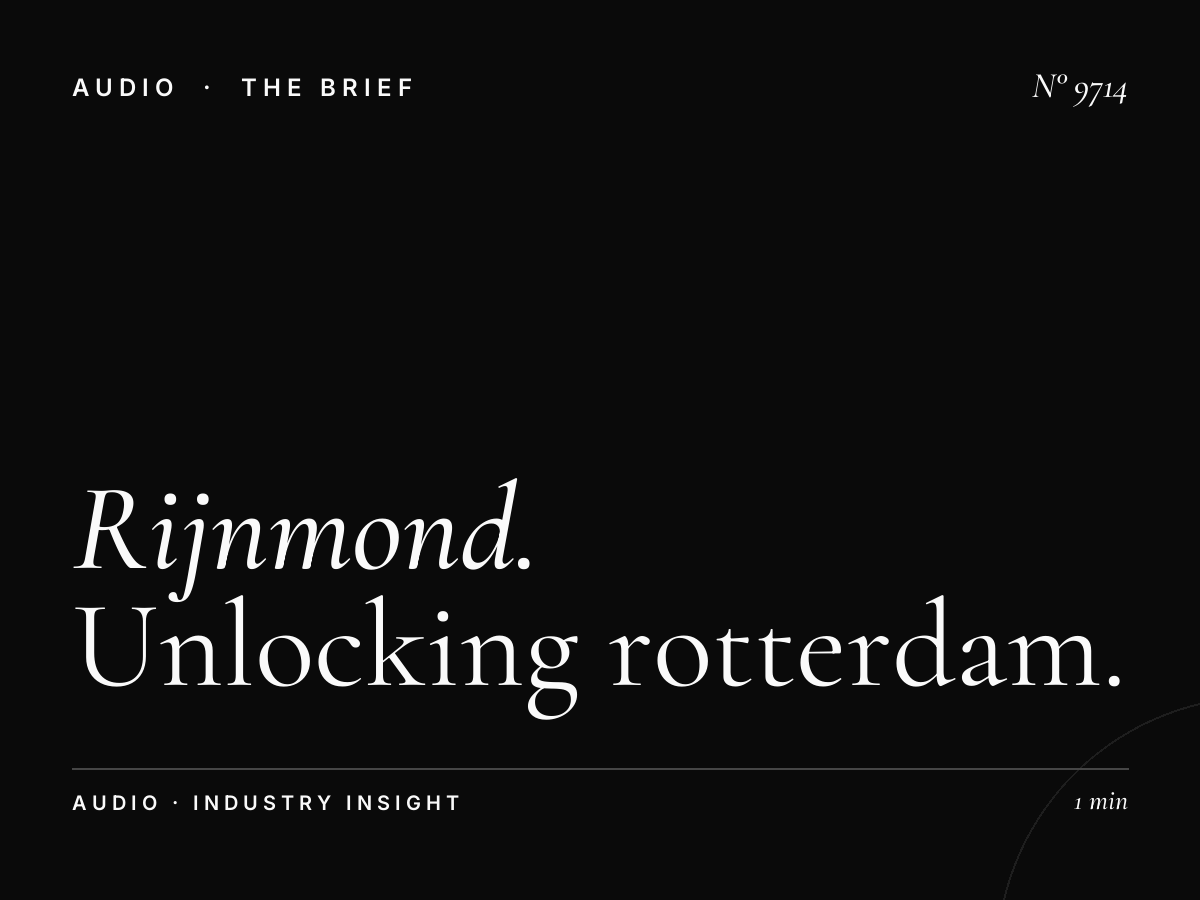 Rijnmond: Unlocking Rotterdam Regional Radio Advertising for Strategic Market Growth