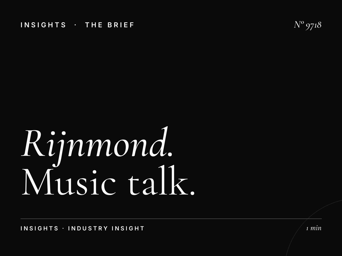 Rijnmond Midday: Music Talk Block Advertising Rotterdam