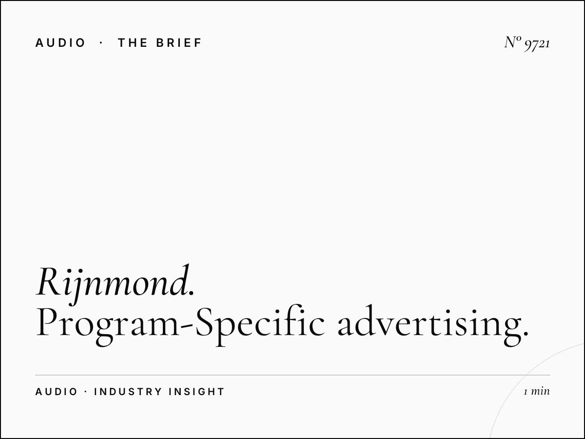 Rijnmond Radio Shows: Program-Specific Advertising Opportunities