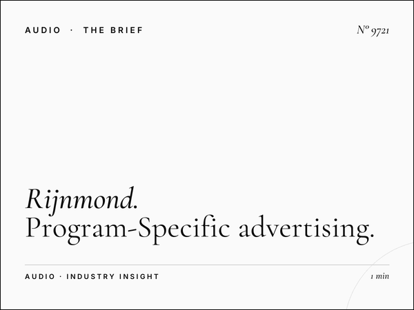 Rijnmond Radio Shows: Program-Specific Advertising Opportunities