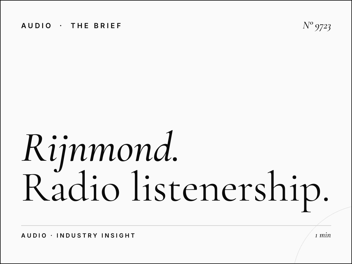 Rijnmond 93.4 Viewership: Radio Listenership Statistics