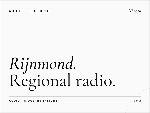 Rijnmond 93.4: Regional Radio Advertising Marketing Rotterdam