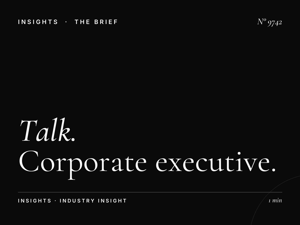 Talk Executives: Corporate Executive Targeting