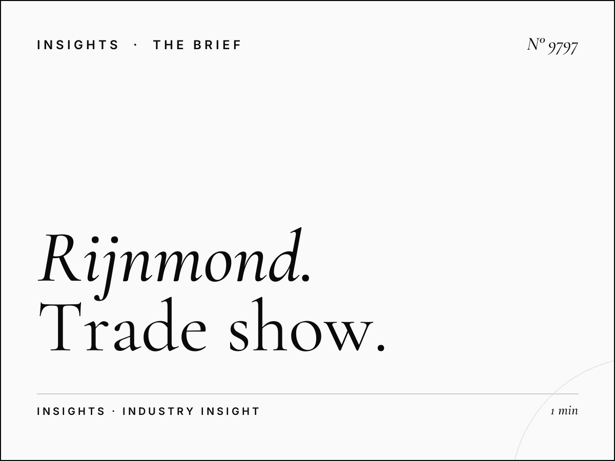 Rijnmond Exhibition Marketing: Trade Show Rotterdam Campaign