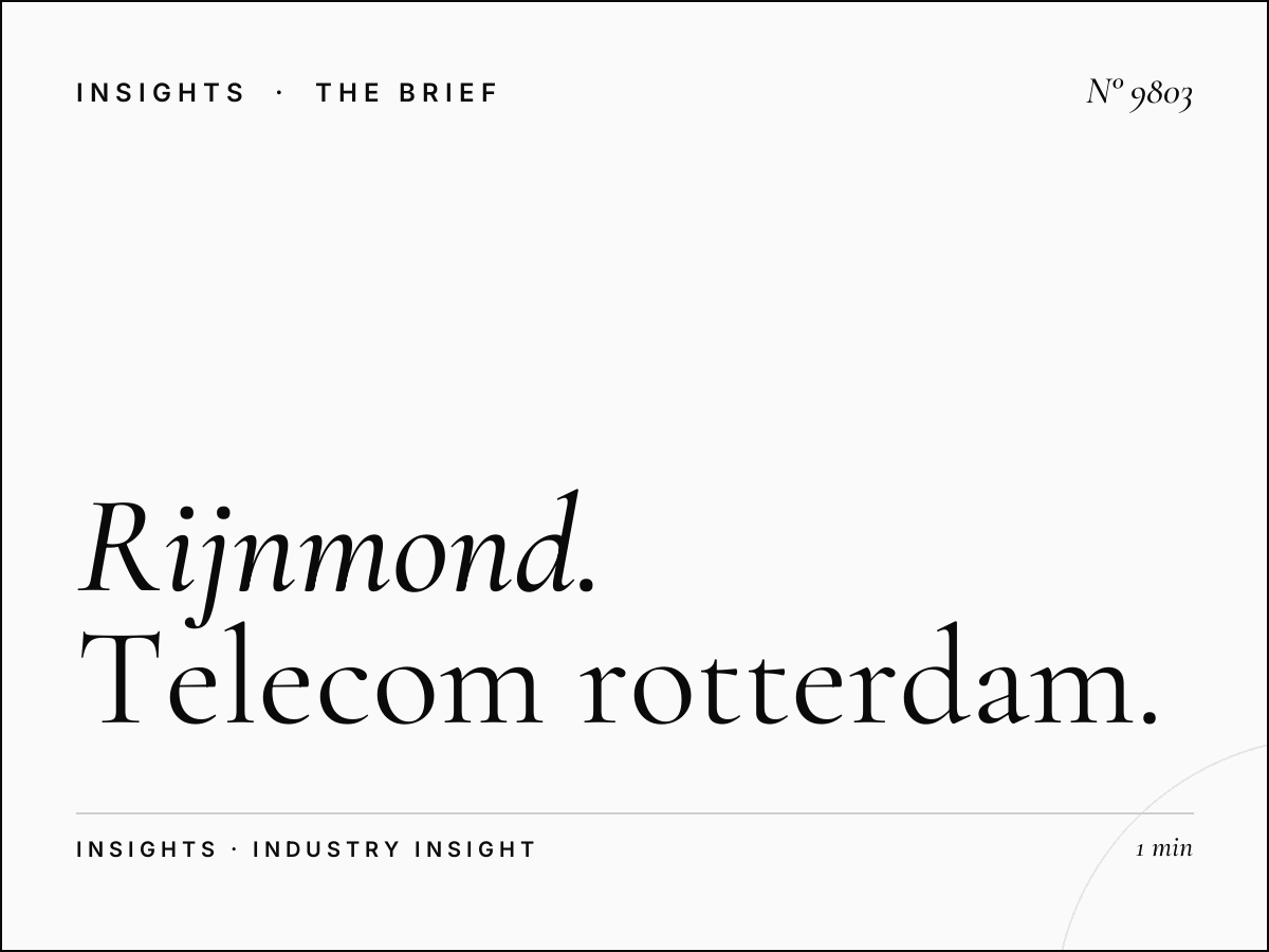 Rijnmond Mobile Operators: Telecom Rotterdam Advertising