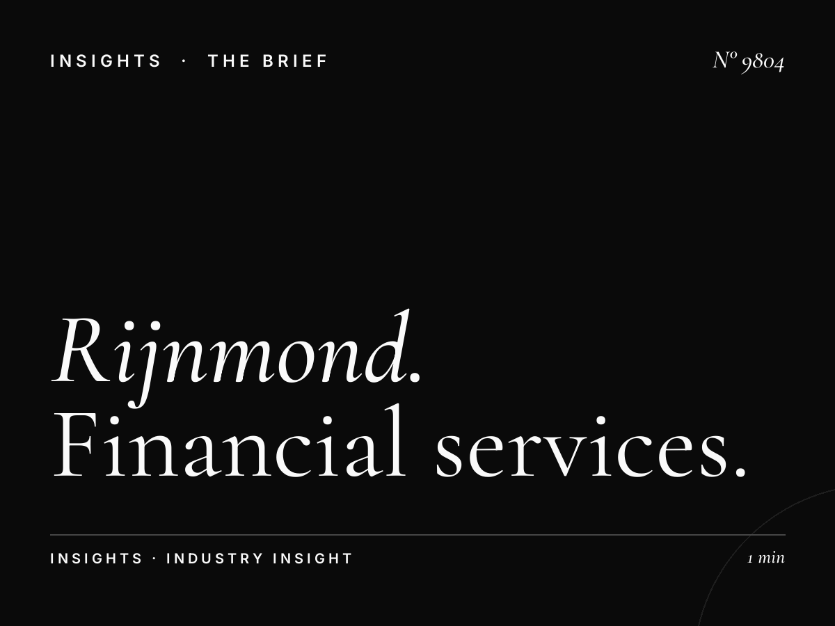 Rijnmond Banking Products: Financial Services Launch Rotterdam