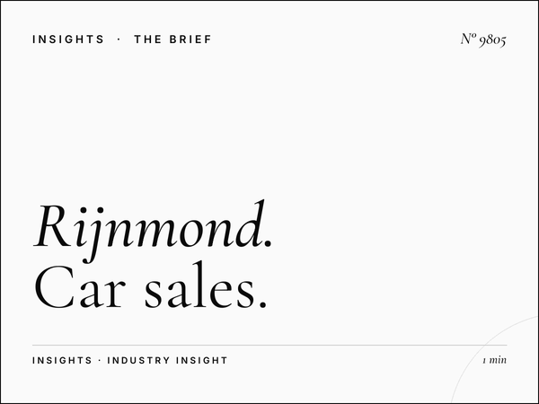 Rijnmond Automotive Dealers: Car Sales Rotterdam Advertising