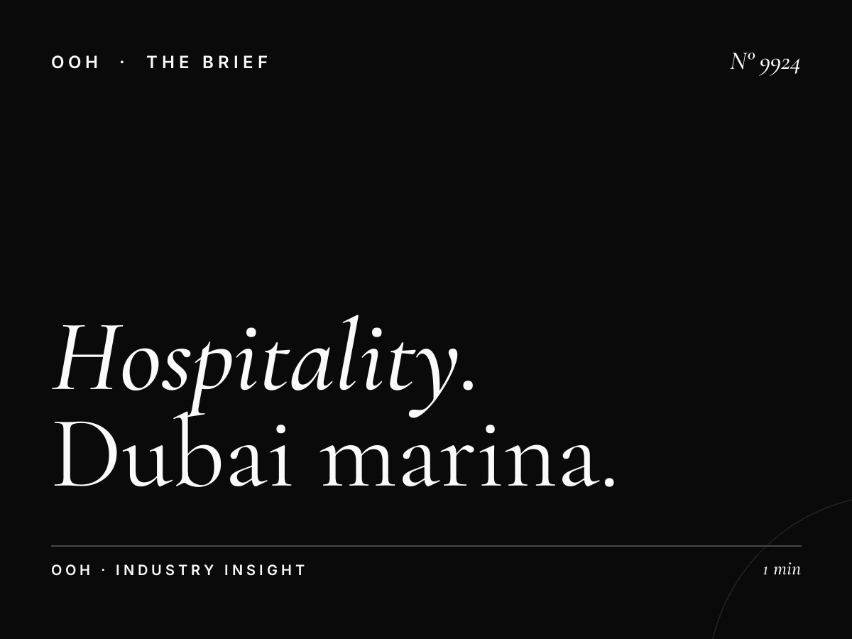Hospitality Lamp Posts: Dubai Marina Hotels