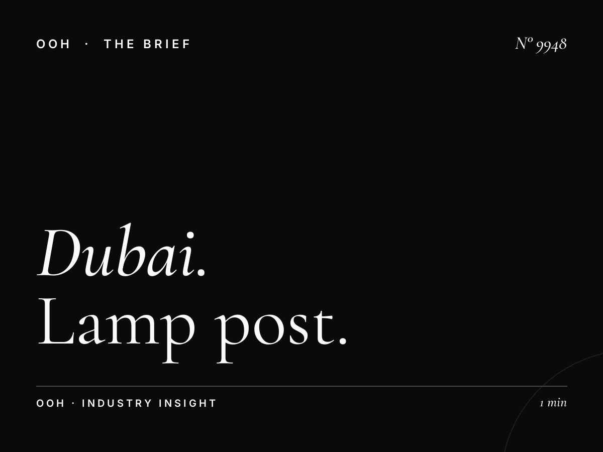 Dubai Marina Foot Traffic: Lamp Post Viewership Statistics