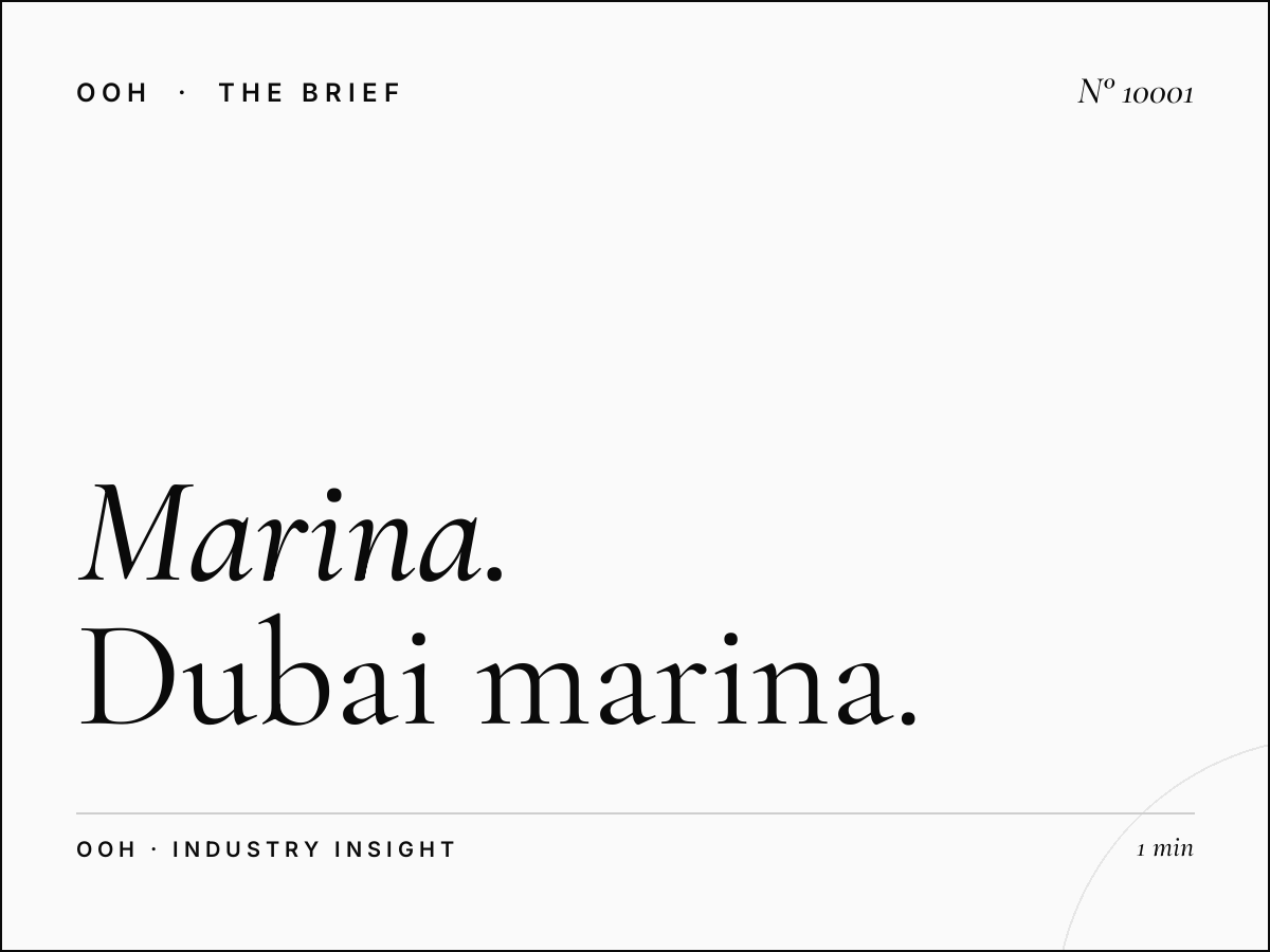 Marina Street Quality: Dubai Marina Lamp Post Longevity