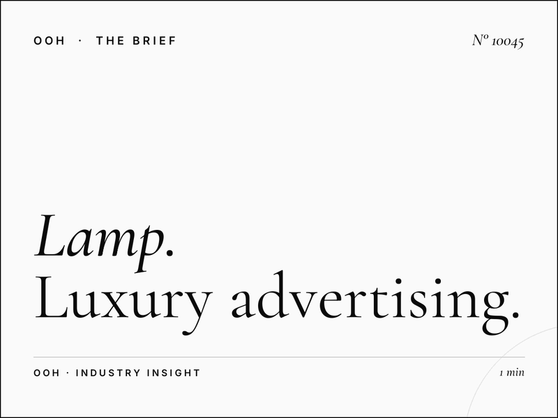 Lamp Post Upscale Residents Dubai Marina: Luxury Advertising That Commands Attention