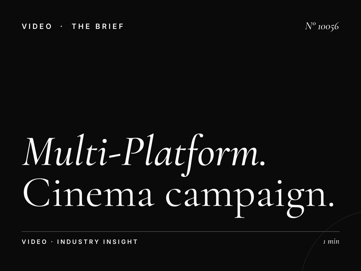 Multi-Platform Dubai Marina Mall: Cinema Campaign