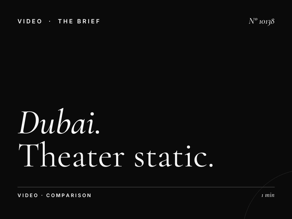 Dubai Mall Cinema vs Digital: Theater Static Comparison
