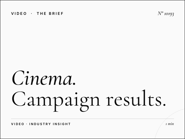 Cinema Effectiveness Dubai Mall: Campaign Results