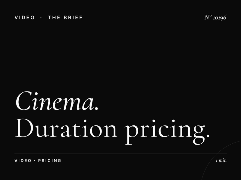 Cinema Monthly Rates Dubai Mall: Duration Pricing