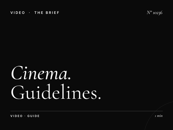 Cinema Message Strategy Dubai Mall: Guidelines