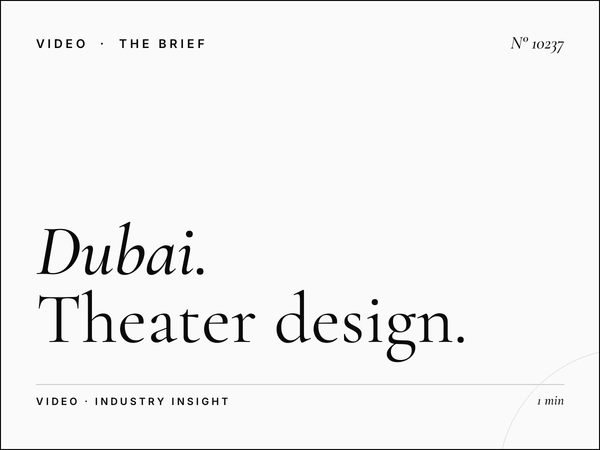 Dubai Mall Cinema Creative: Theater Design Success