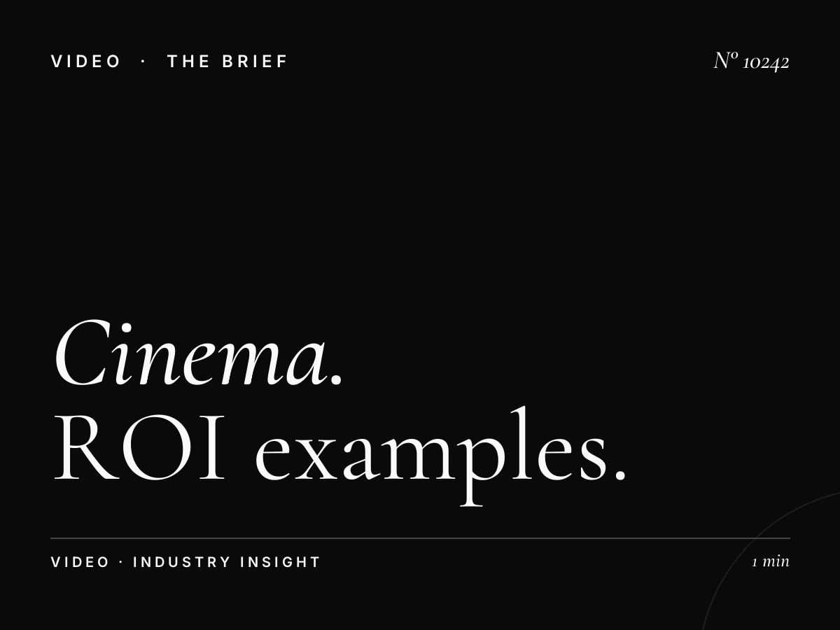 Cinema Success Stories Dubai Mall: ROI Examples