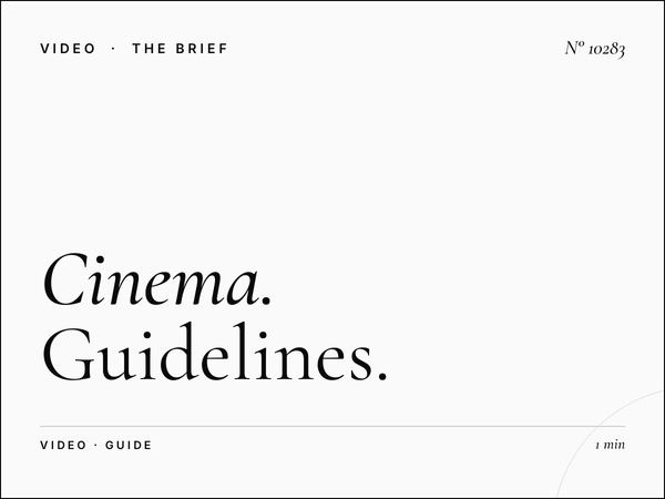 Cinema Message Strategy Dubai Hills Mall: Guidelines