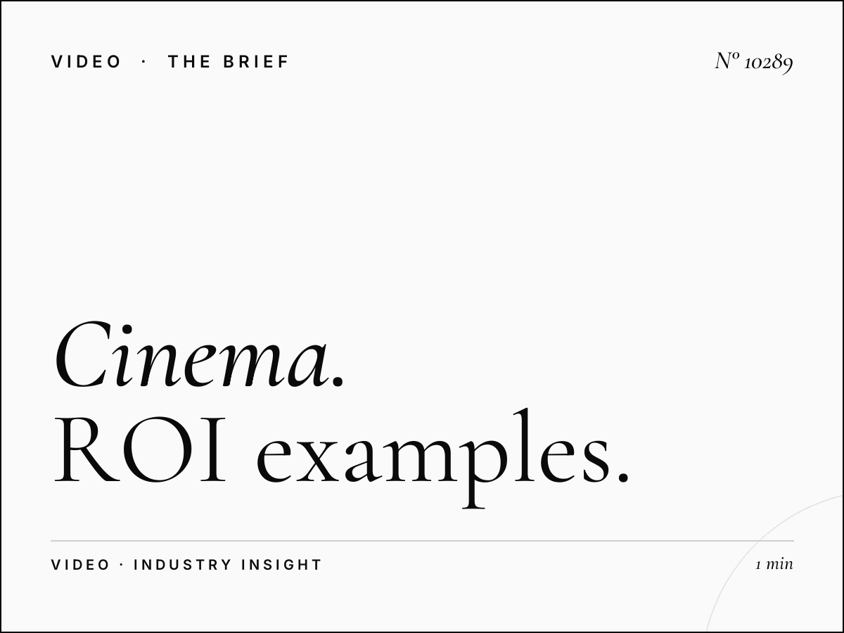 Cinema Success Stories Dubai Hills Mall: ROI Examples